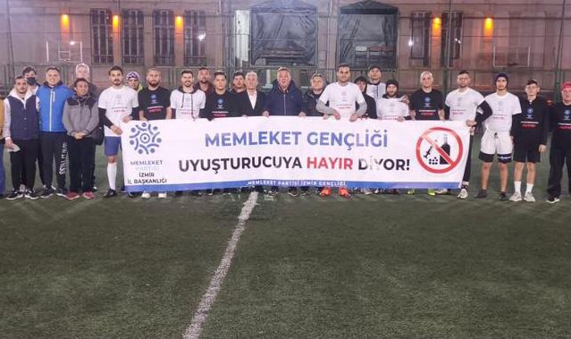 Memleket partili gençlerden uyuşturucu ile mücadele kampanyası