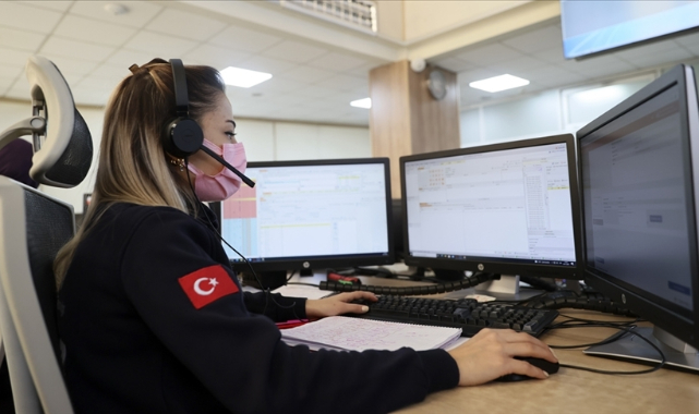 112 Acil Çağrı Merkezleri geçen yıl 104,6 milyon çağrıyı yanıtladı