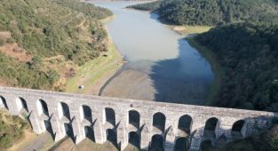Alibeyköy Barajı'nda su kahverengiye döndü