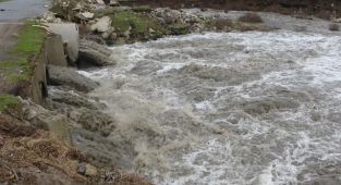 Çorlu Deresi'nin debisi yükseldi