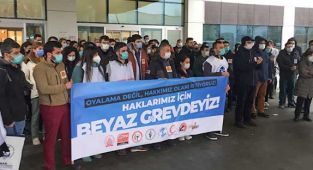 Hekimler özlük hakları ve sağlıklı çalışma şartları için grevde