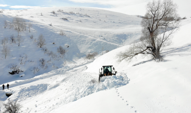 Kar kaplanlarının zorlu kış mesaisi