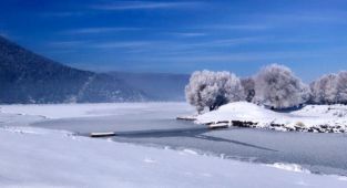 Tamamen kuruyan Avlan Gölü'nde 'su' sevinci