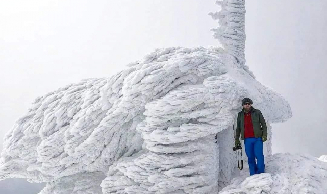 Yangın gözetleme kulesi kar kulesi oldu