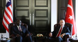 Cumhurbaşkanı Erdoğan, Liberya Cumhurbaşkanı Weah ile görüştü