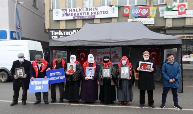 Muş'ta çocuklarını terör örgütünden kurtarmak isteyen ailelerin sayısı 28'e yükseldi