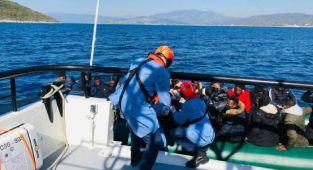Aydın'da 67 düzensiz göçmen kurtarıldı