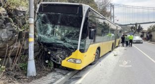Beykoz’da kaza yapan İETT otobüsündeki 6 kişi yaralandı