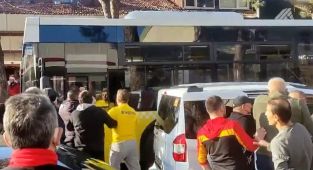 Beykoz'da yol verme kavgasında İETT şoförüne tehditler savurdu