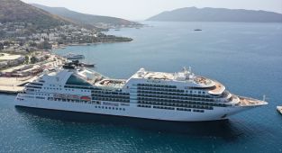 Bodrum'a Bahama bandıralı kruvaziyerle 237 turist geldi