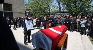Bursa'da şehit infaz koruma memuru için tören düzenlendi