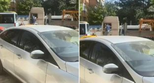Kadıköy'de trafikte kavga: TIR şoförünü yumrukladı