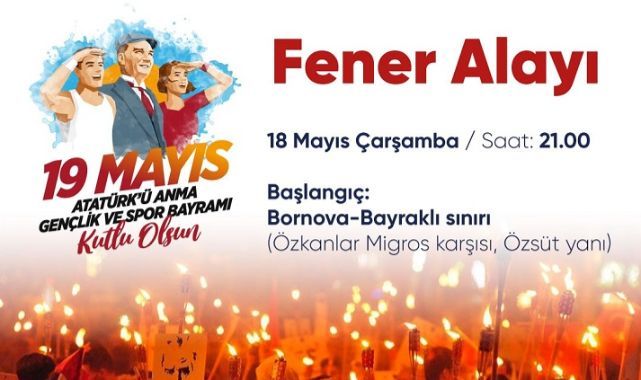 Bornova’da 19 Mayıs coşkuyla kutlanacak
