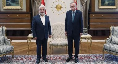 Cumhurbaşkanı Erdoğan, HÜDA PAR Genel Başkanı Yapıcıoğlu'nu kabul etti
