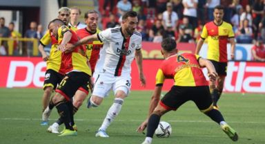 Göztepe,9 kişilik Beşiktaş'ı diş geçiremedi