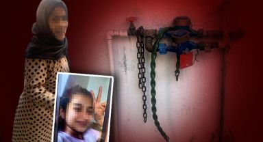 Kızını ayaklarından zincirledi, sebebi şaşkına çevirdi! Mahalleli yardım çığlığını duydu