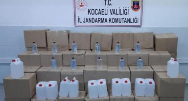 Kocaeli’de ele geçirildi: Tam 1400 litre