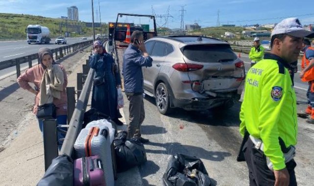 Tem'de 6 araçlı zincirleme kaza: 9 yaralı