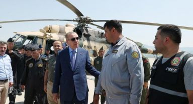 Cumhurbaşkanı Erdoğan Yangın Bölgesinde