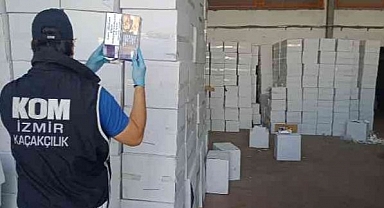 İzmir'de sigara kaçakçılarına operasyon