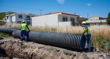 Karaburun Saip mahallesinde taşkınlara son verecek proje