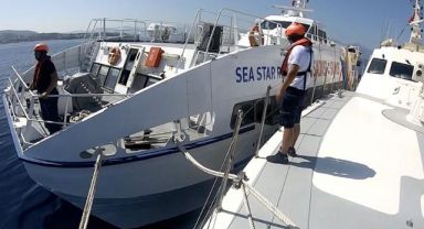 Palau bayraklı yolcu gemisindeki 76 kişi kurtarıldı