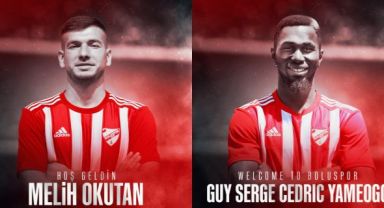 Melih Okutan ve Guy Yameog Boluspor'da