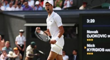 Wimbledon'da Erkelerde Şampiyon Novak Djokovic