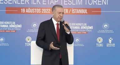Erdoğan: İstanbul'da 300 Bin Konut Dönüştürüldü
