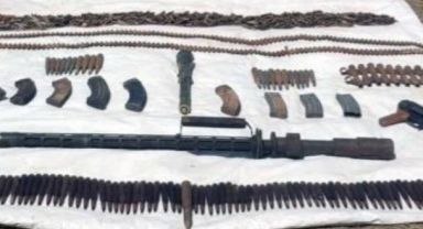 Hakkari Kırsalında Silah ve Mühimmat Ele Geçirildi