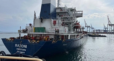 Tahıl Yüklü Gemi Yola Çıktı