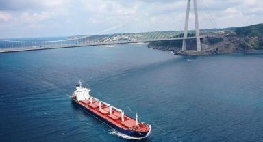 Ukrayna'dan Yola Çıkan Mısır Yüklü Gemi İstanbul'dan Hareket Etti