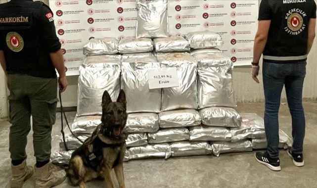 Hakkari'de 513 Kilo Eroin Ele Geçirildi