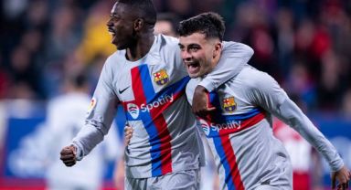 Barcelona 10 Kişiyle Galip