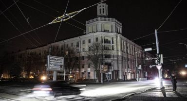 Ukrayna'da Karanlığa Teslim Oldu