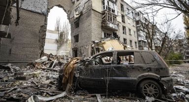 Ukrayna'nın Başkenti Kiev Füzelerle Vuruldu