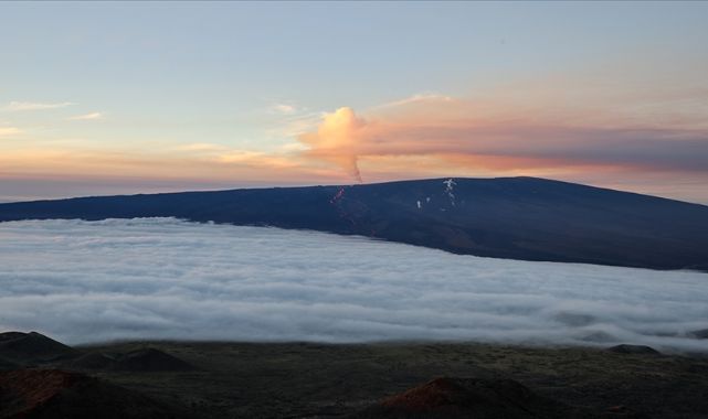 Hawaii'deki Mauna Loa Yanardağı Ana Otoyol İçin Tehlike Oluşturmuyor