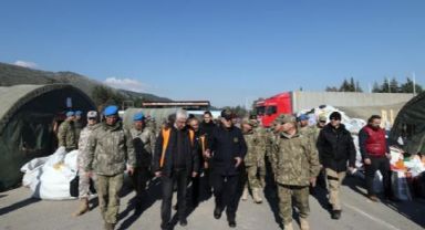 Mehmetçik Hatay'a Lojistik Destek Üssü Kurdu