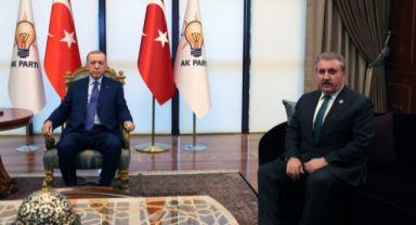 Cumhurbaşkanı Erdoğan, BBP Genel Başkanı Destici'yi Kabul Etti