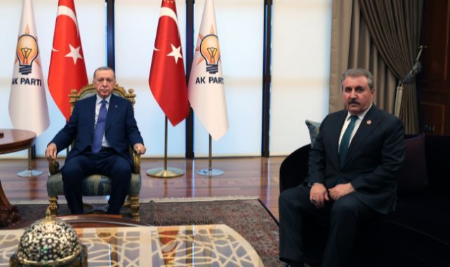 Cumhurbaşkanı Erdoğan, BBP Genel Başkanı Destici'yi Kabul Etti