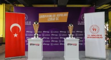 Spor Toto Süper Lig ve 1. Lig Şampiyonluk Kupaları Tanıtıldı