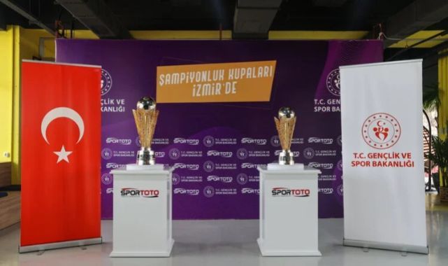 Spor Toto Süper Lig ve 1. Lig Şampiyonluk Kupaları Tanıtıldı