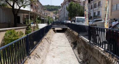 Dikili’deki Sülüklü Deresi temizlendi