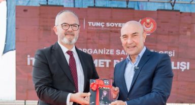 İzmir İtfaiyesi Pancar Organize Sanayi Bölgesi’nde müdahaleye hazır