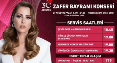 Menderes Zafer Coşkusunu Derya Uluğ İle Kutlayacak