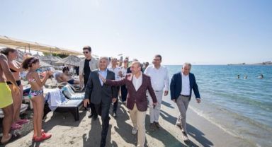 Seferihisar sahil şeridini koruyacak projenin temeli atıldı