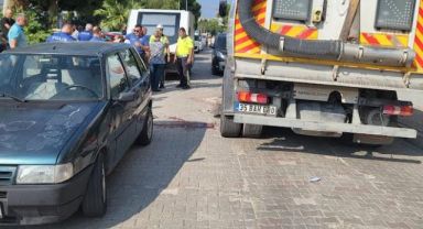 Çöp kamyonu ile çarpışan motor sürücüsü hayatını kaybetti