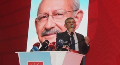 Özel'in konuşması sırasında 'Kılıçdaroğlu' sloganları
