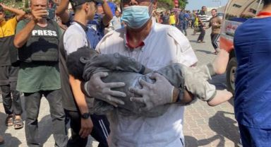 Gazze, çocuklar için bir mezarlığa dönüşüyor.