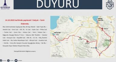 İzmir trafiği için 14 Ekim uyarısı